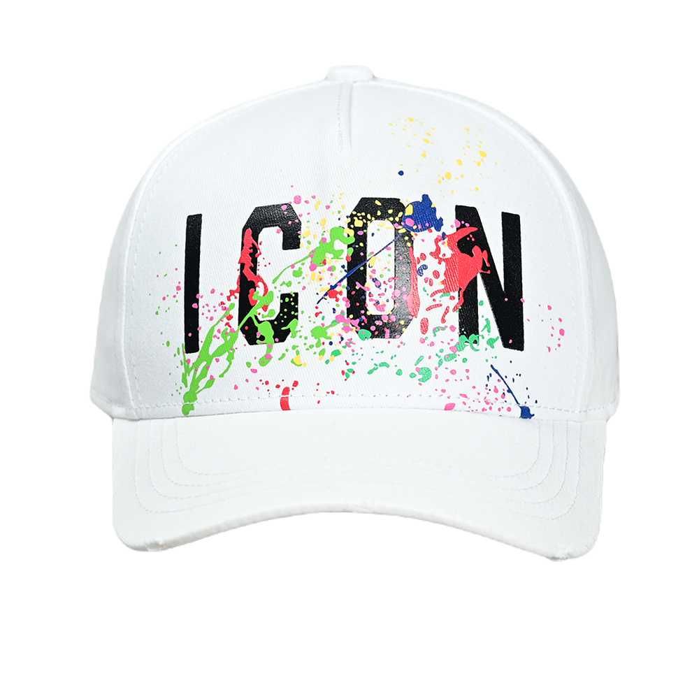 Czapka Bejsbolówka DSQUARED2 ICON BIAŁA