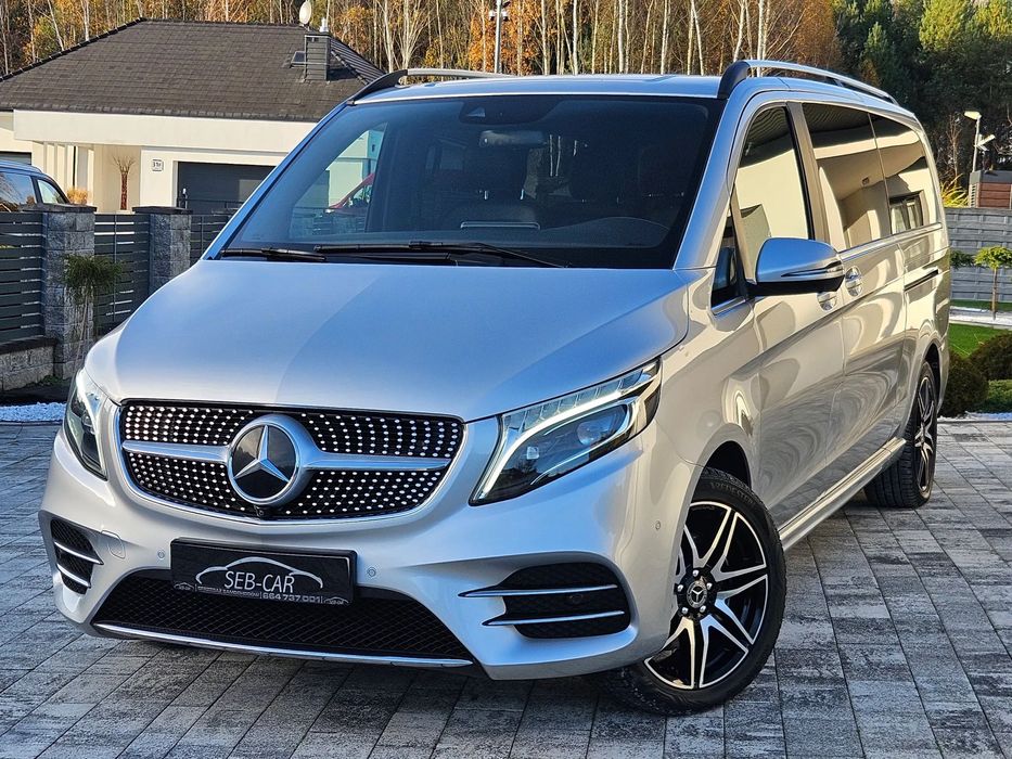 Mercedes-Benz Klasa V Extra LONG 4Matic Pnaumatyka El. drzwi 6x wentyl. fotele SalonPL FV23%