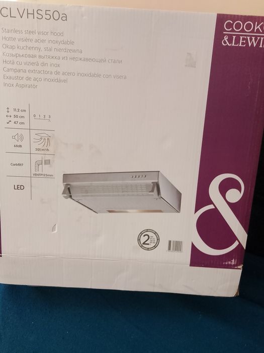 Okap kuchenny stał nierdzewna