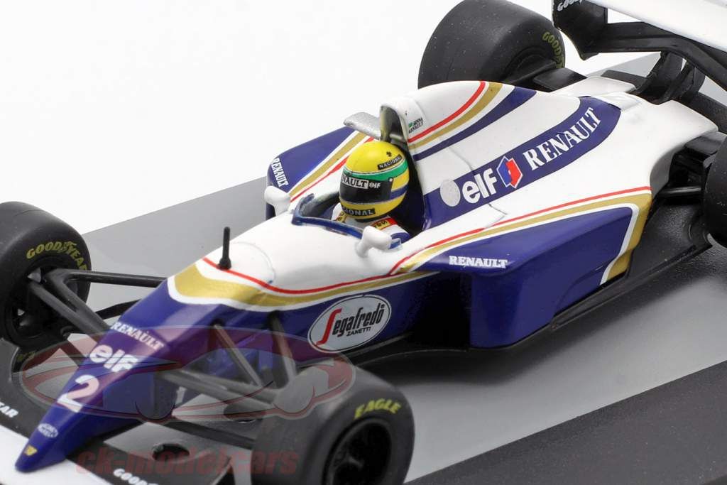 Miniatura Ayrton Senna Williams FW16 Brasil GP fórmula 1 1994