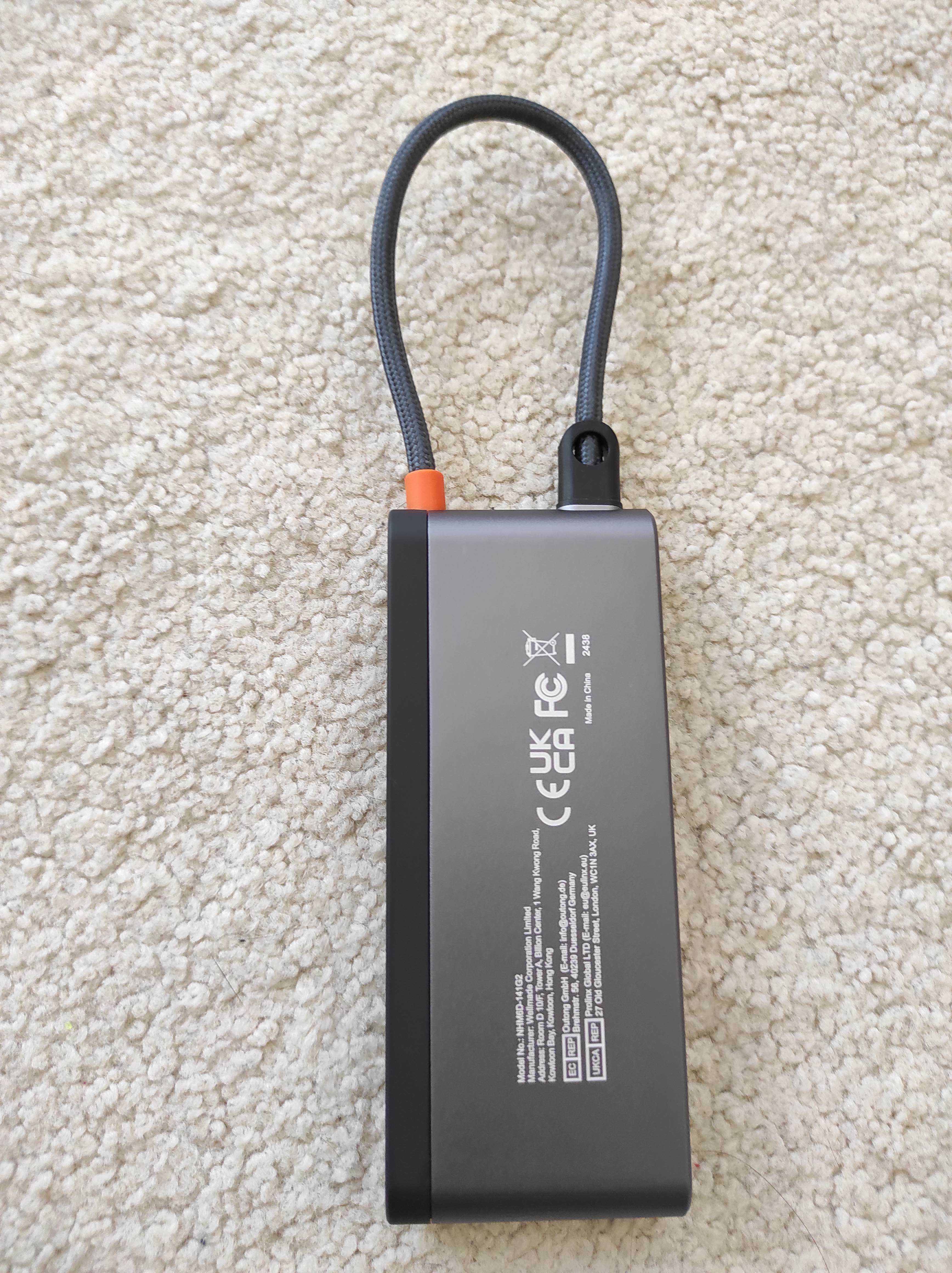 Stacja dokująca NOVOO RM6F 6W1 adapter HUB USB C HDMI 4K PRO DUAL