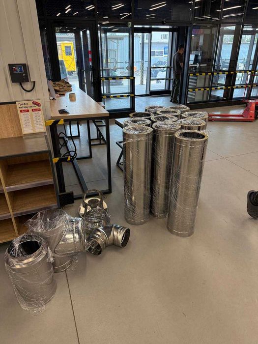 Димоход сендвіч, комін, труби на котел, труба для димохода, нержавійка