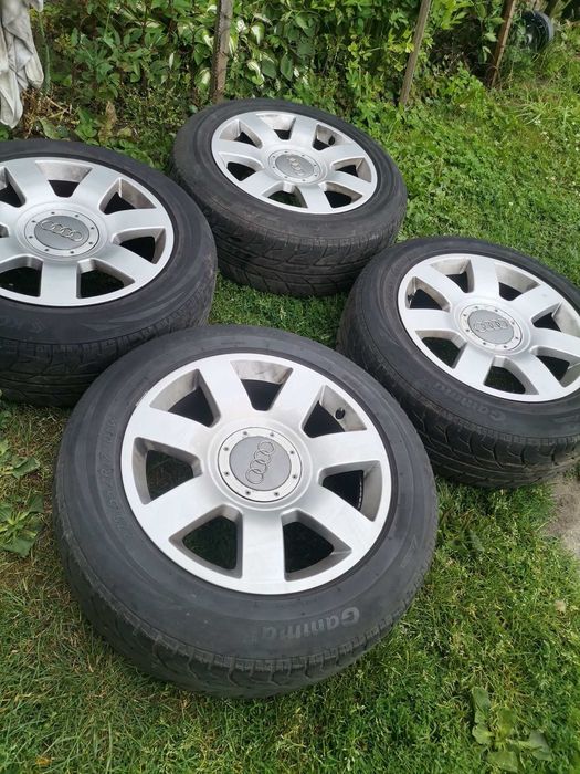 Alufelgi 17 cali 5x112 z oponami letnimi Kormoran Audi A8 D2