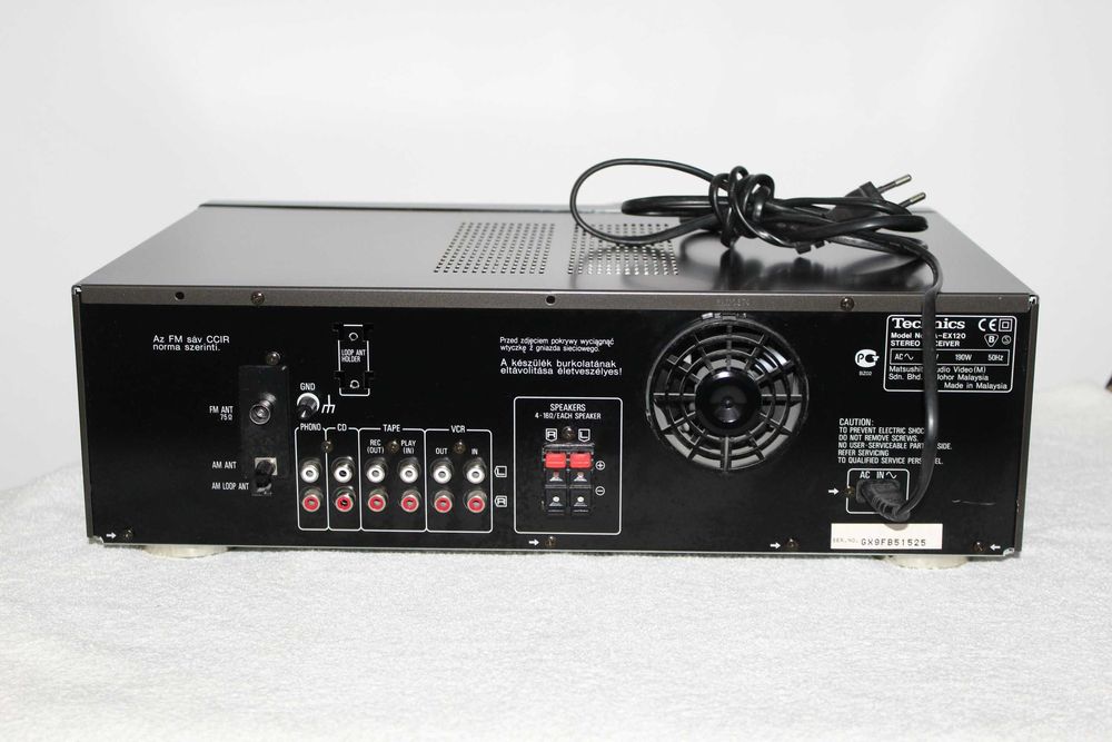 TECHNICS SA-EX120 Amplituner wzmacniacz stereo hi-fi RDS Wysyłka