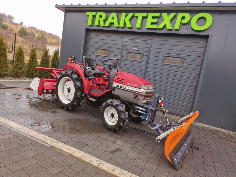 Mini traktor Japoński shibsura 18KM,4x4,pług do śniegu glebogryzarka,