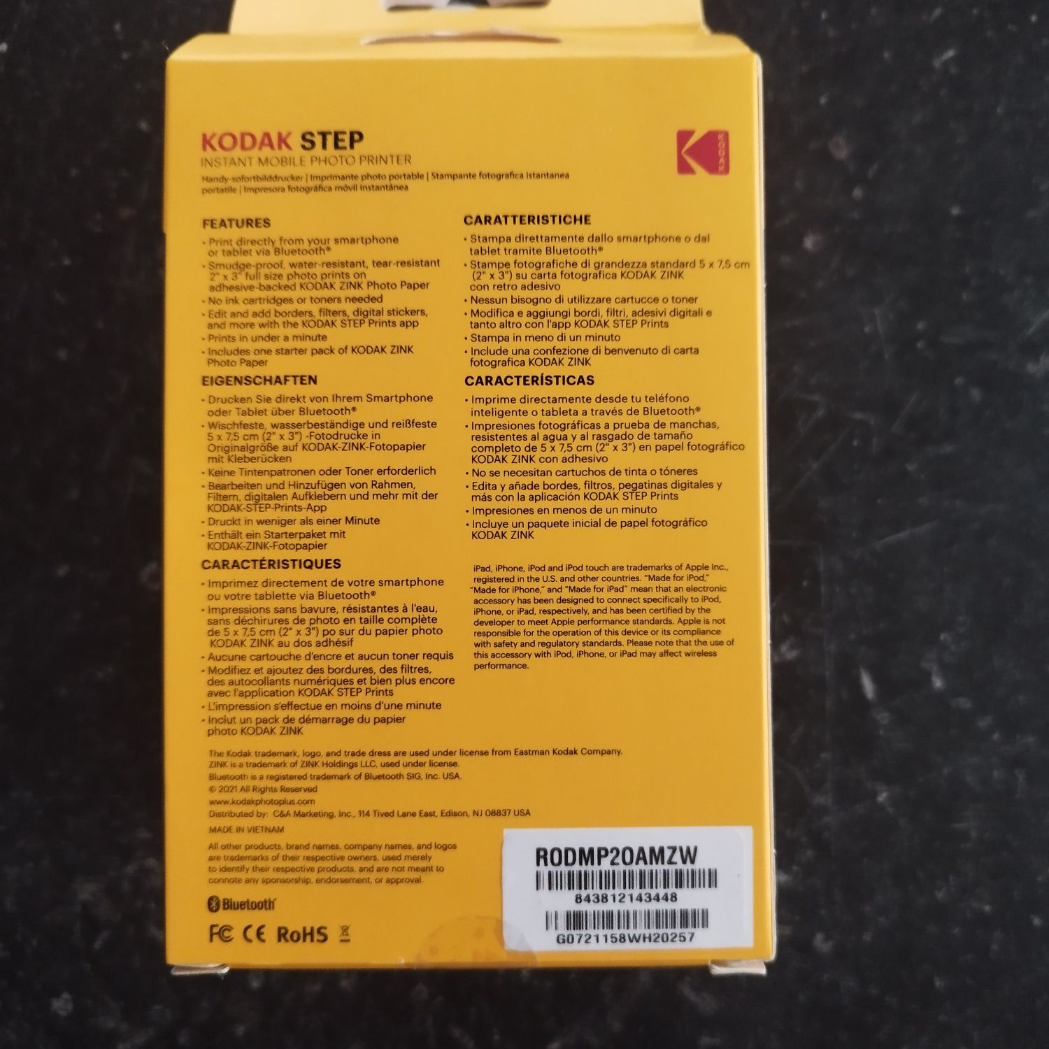 Kodak Step Instant Mobile Photo Printer