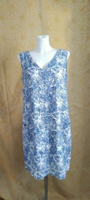 Sukienka Next rozm. M, len, wiskoza