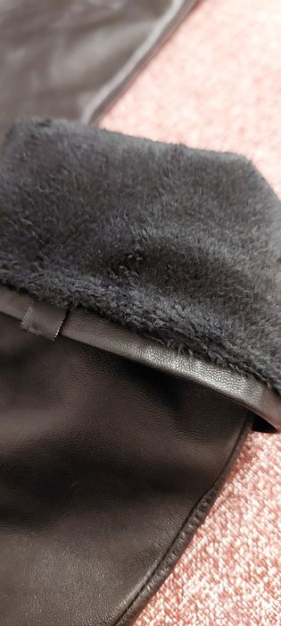 Шкіряні рукавички довгі