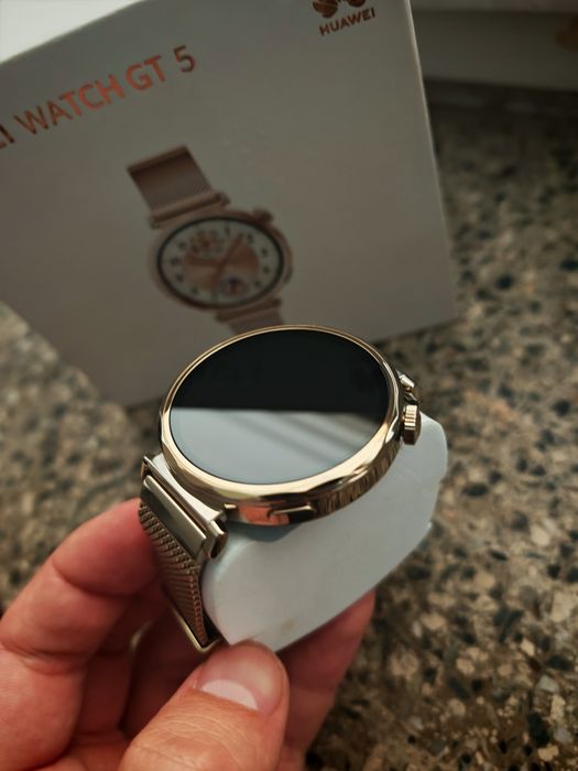 Smartwatch Huawei Watch GT 5 elegant złoty IDEAŁ