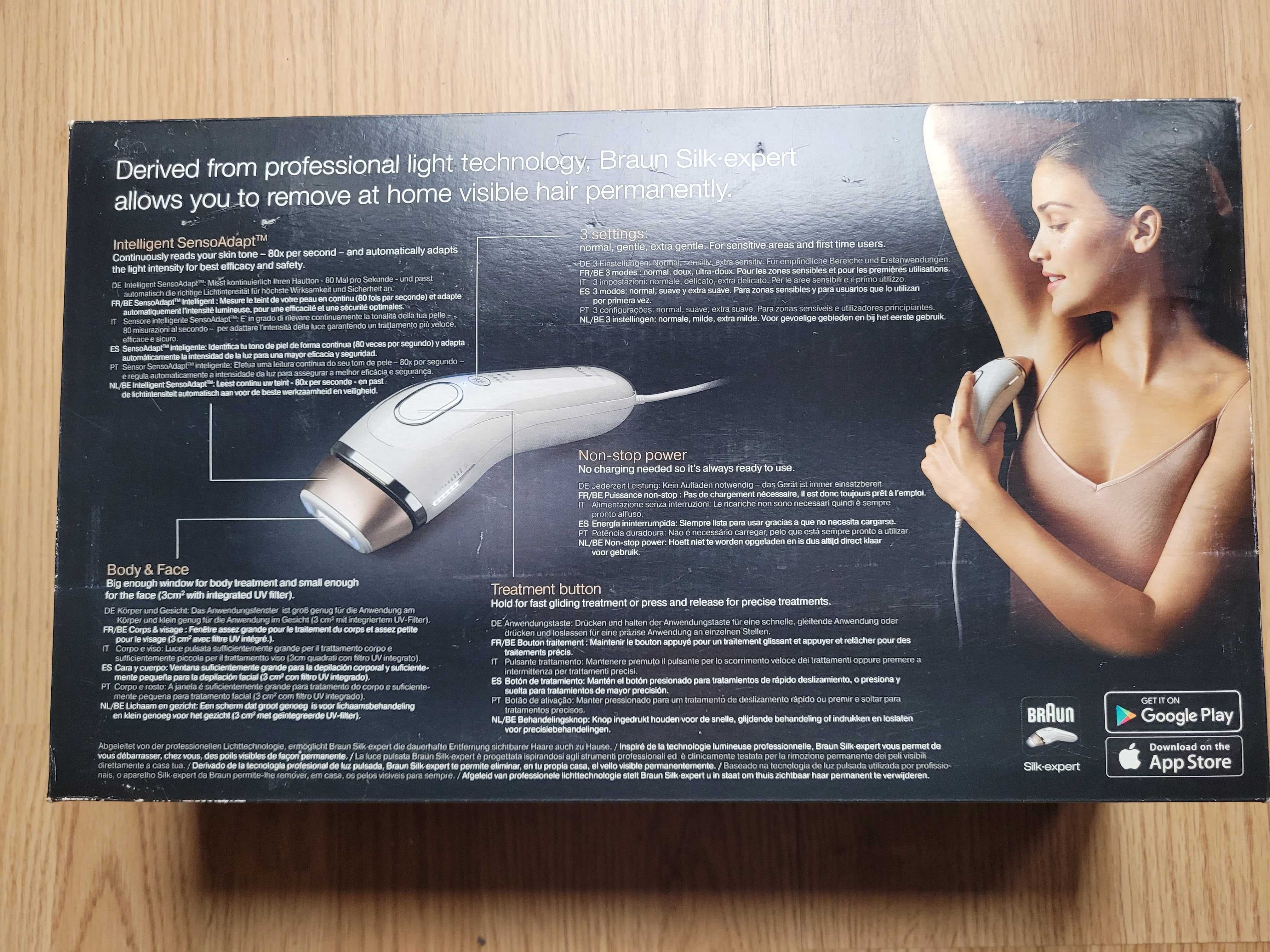 Depilator IPL BRAUN silk expert 6029, szczoteczka silk epil 9