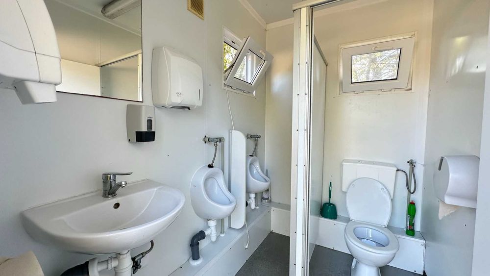 Toaleta przenośna, kontener sanitarny, WC, DAMSKA/MĘSKA/NIEPEŁ-OKAZJA!