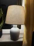Lampa stołowa duza szara Ikea