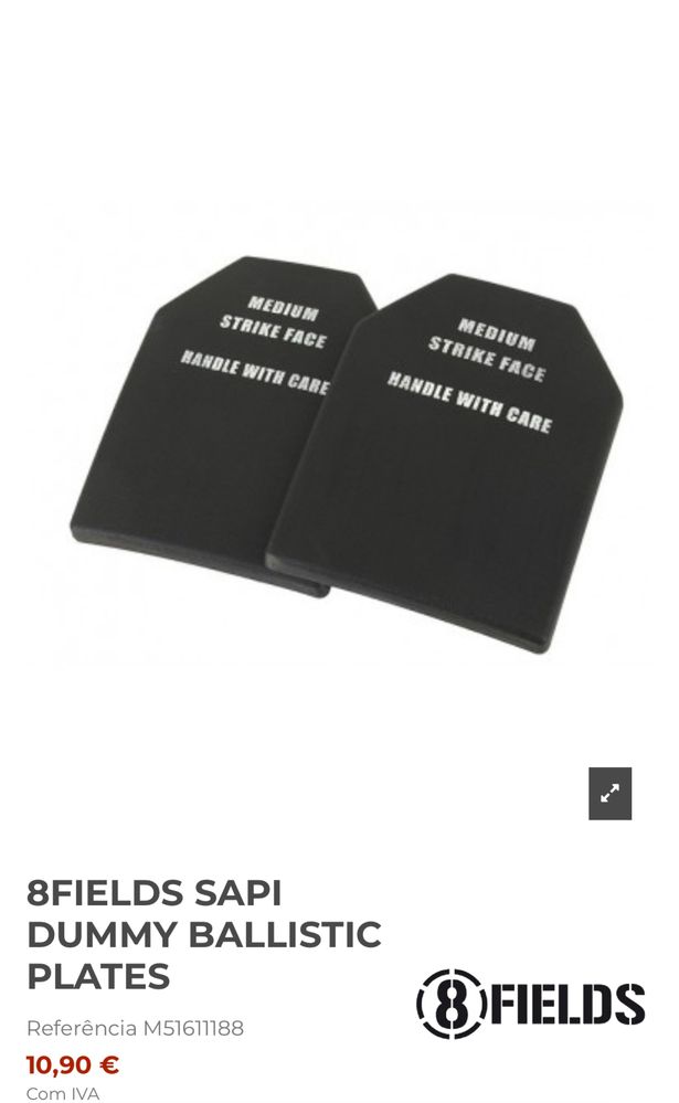 Colete Plate Carrier 8fields + extras