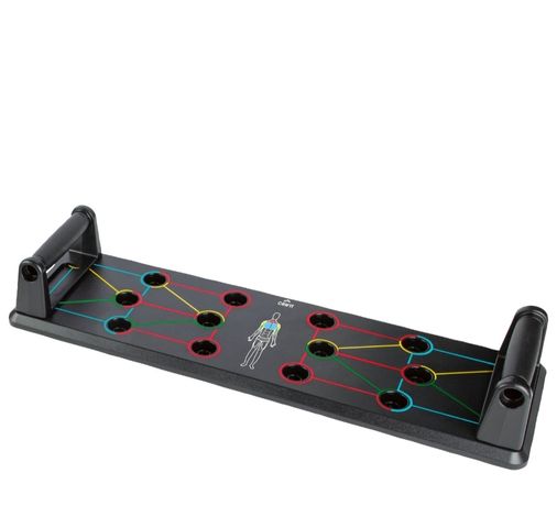 CRIVIT Deska do pompek / Zestaw do fitness 3w1