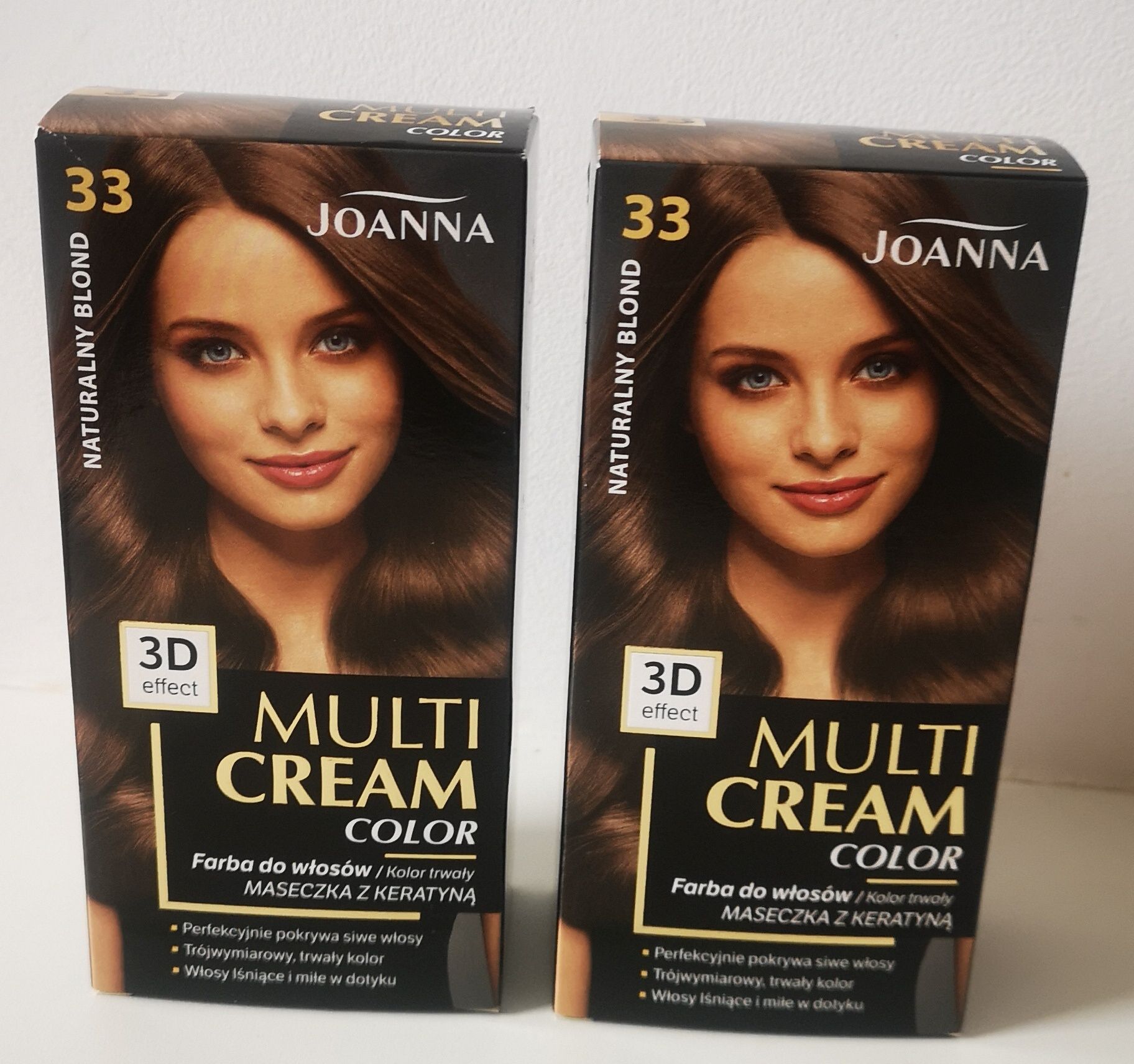 2 NOWE Farby do włosów Joanna blond naturalny, blond 33