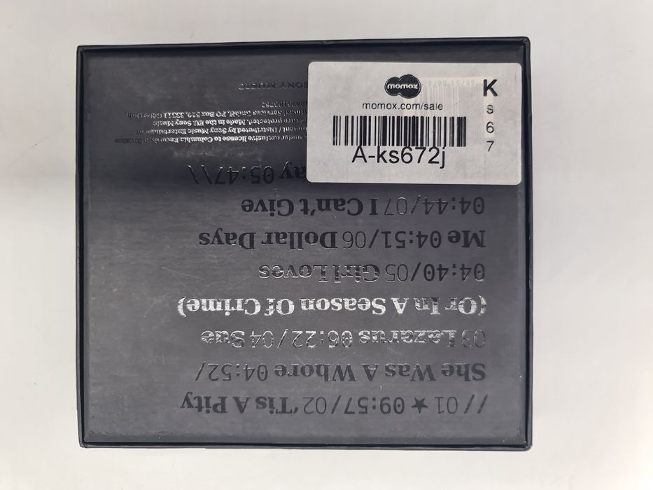 CD David Bowie "Black Star" edição especial alemã  com pino - novo