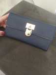 Michael Kors nowy Portfel damski granatowy