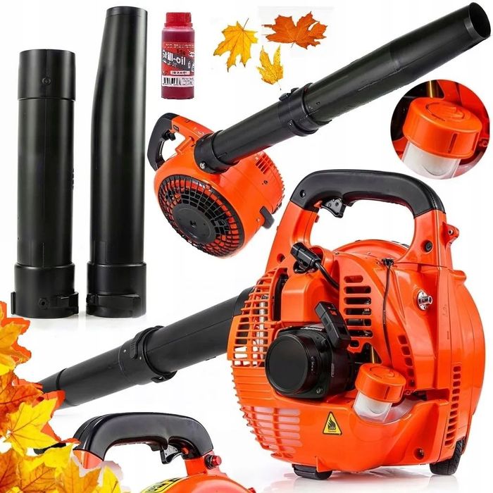 DMUCHAWA SPALINOWA odkurzacz do liści śniegu piachu 5.5KM MOCNA + OLEJ