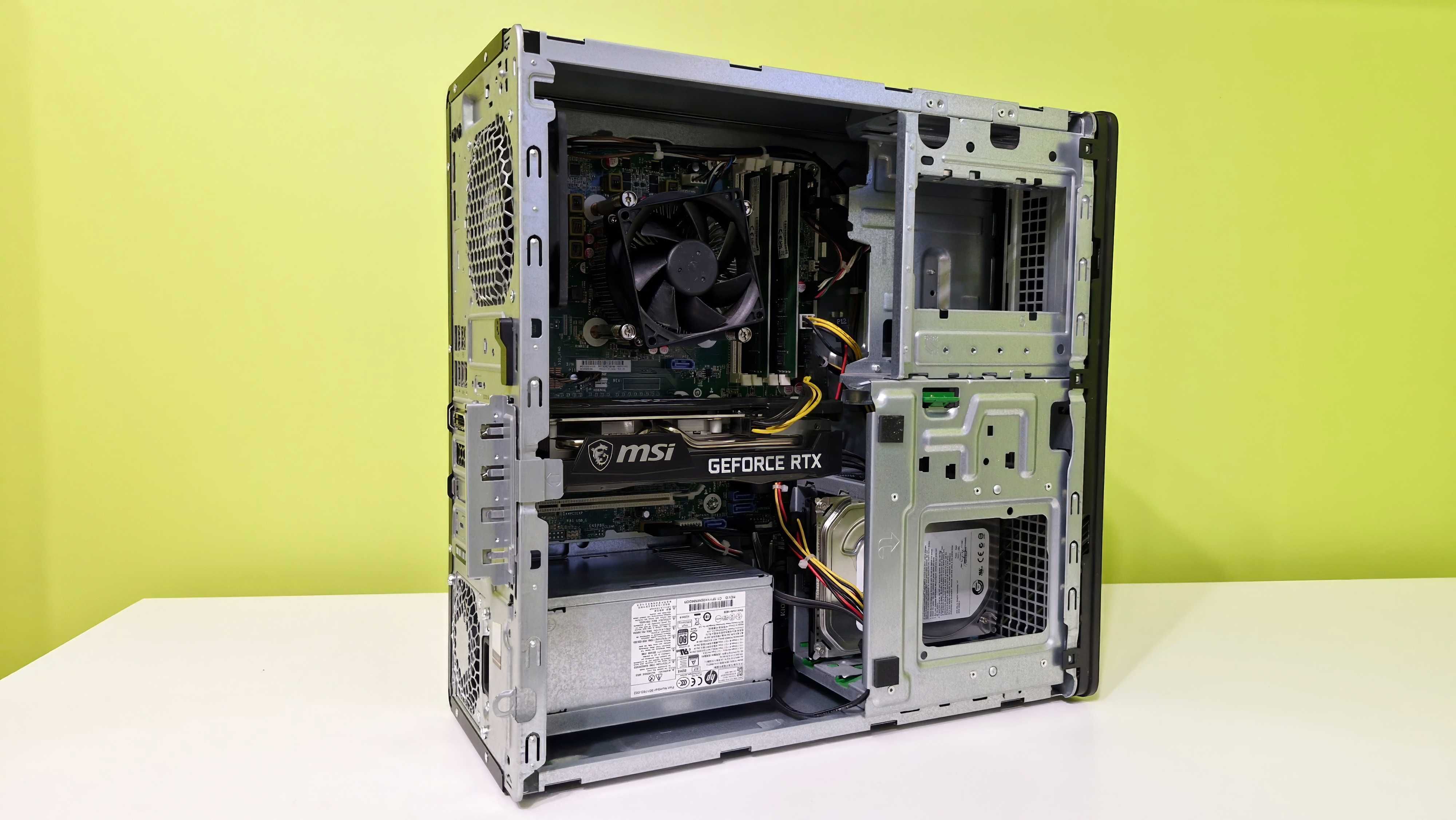 Komputer PC i5 3.8 GHz RTX 3050 16GB RAM 500 NVMe+500 HDD+monitor 24"