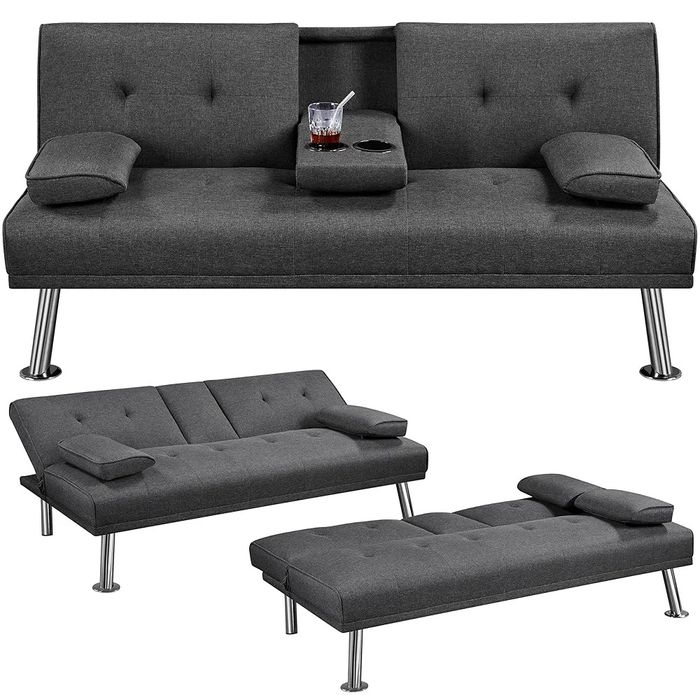 Sofa Kanapa rozkładana z podłokietnikiem  Yaheetech