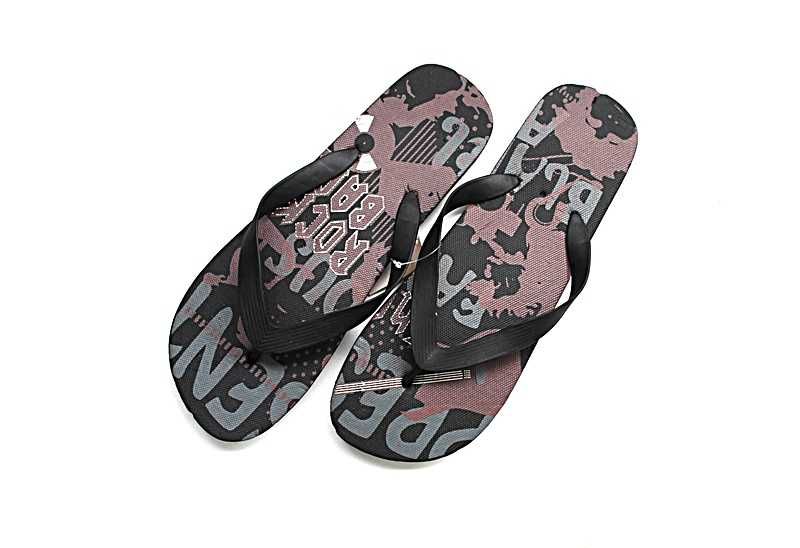 Klapki męskie Japonki ROCK BAND wielokolorowe r.44