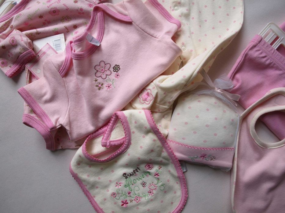 komplet dla dziewczynki BABY _ 62 / 68  nowy