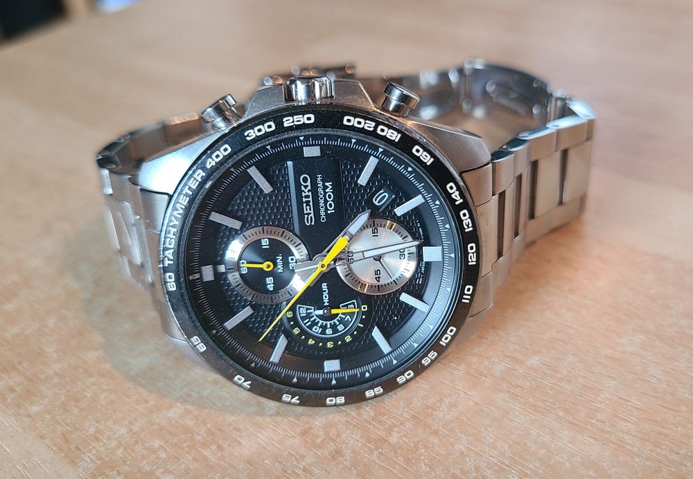 Наручные часы оригинальные SEIKO Chronograph 100m