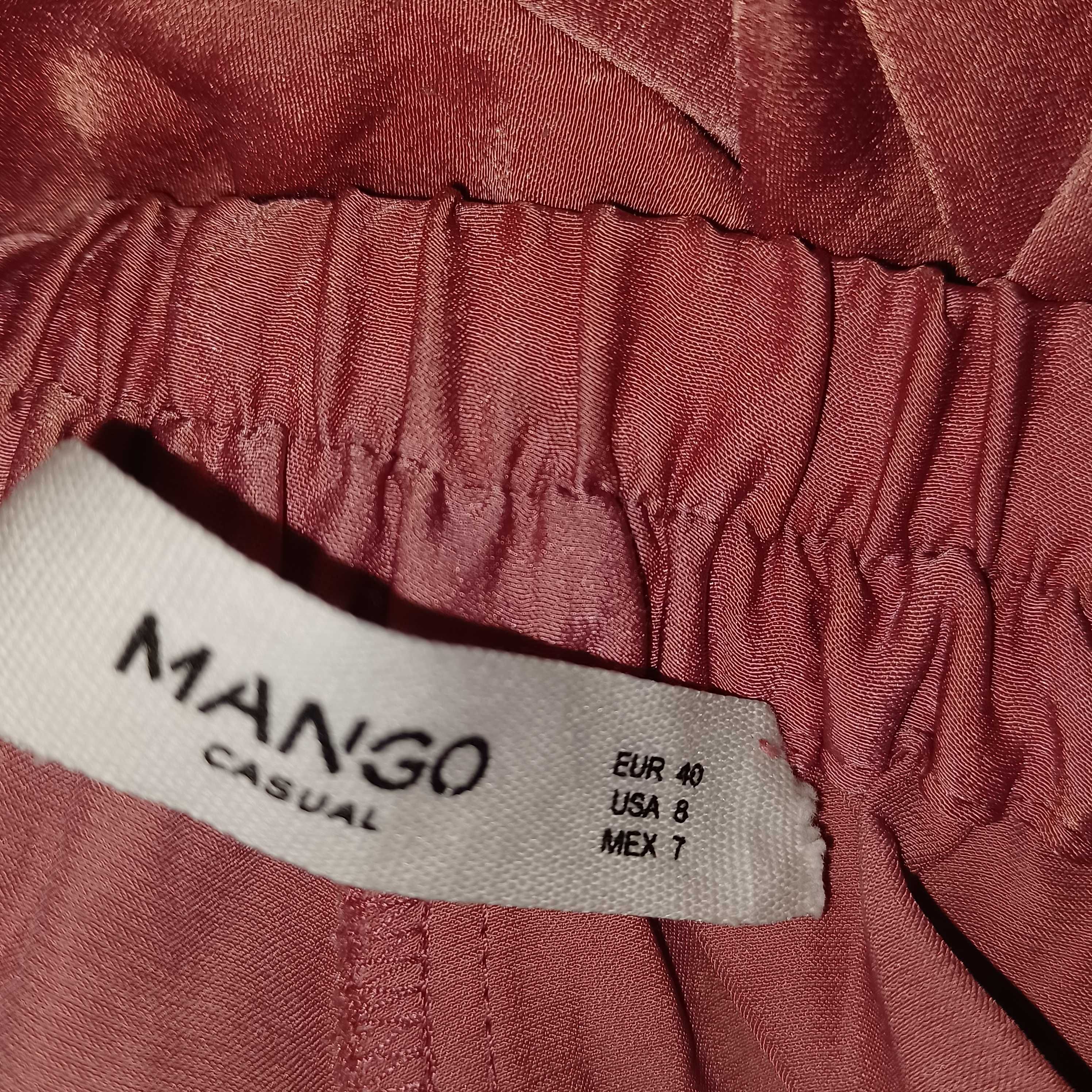 MANGO zgrabne spodnie kuloty jak nowe dł.7/8 dla L