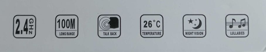 Monitor de bebe com video a cores