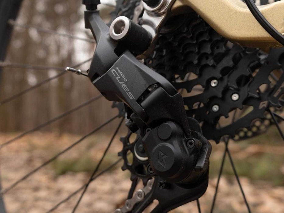 Piękny Rower elektryczny górski mtb męski damski 4ever bafang deore