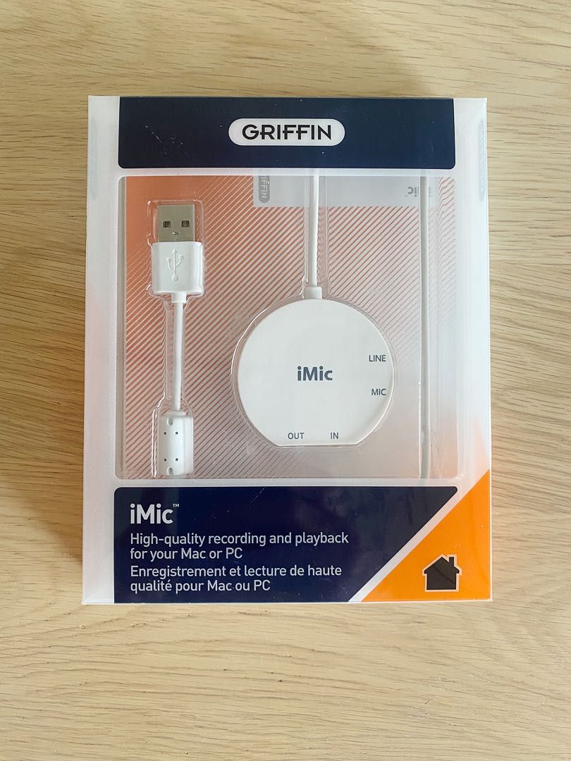 Adapter Audio Griffin iMic USB do Maca - TRAKTOR DJ