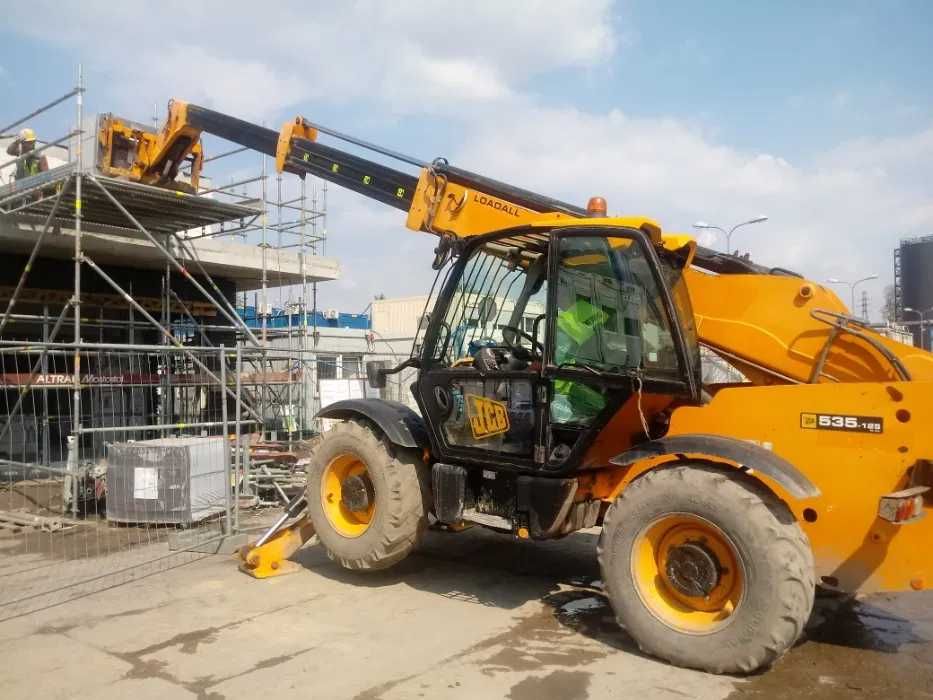 usługi KOPARKĄ koparko ładowarką TRANSPORT HDS JCB prace ziemne