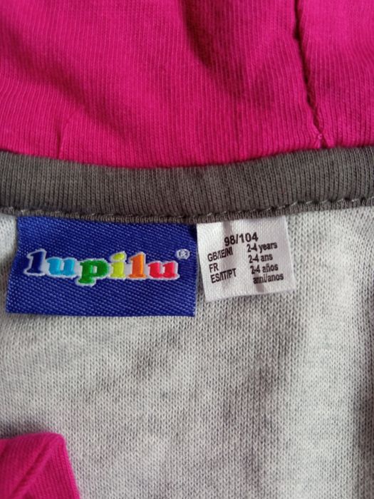 Dres welurowy dla dziewczynki Lupilu 98/104