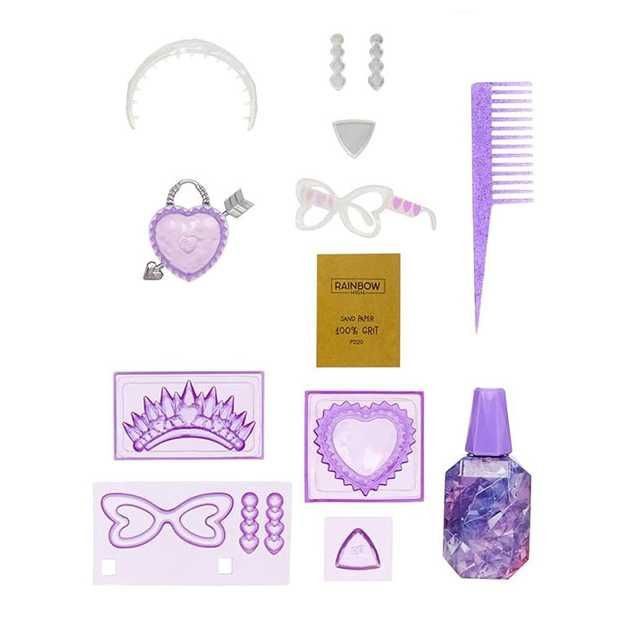Rainbow high creative crystals Violet ідеальна коробка та обличчя
