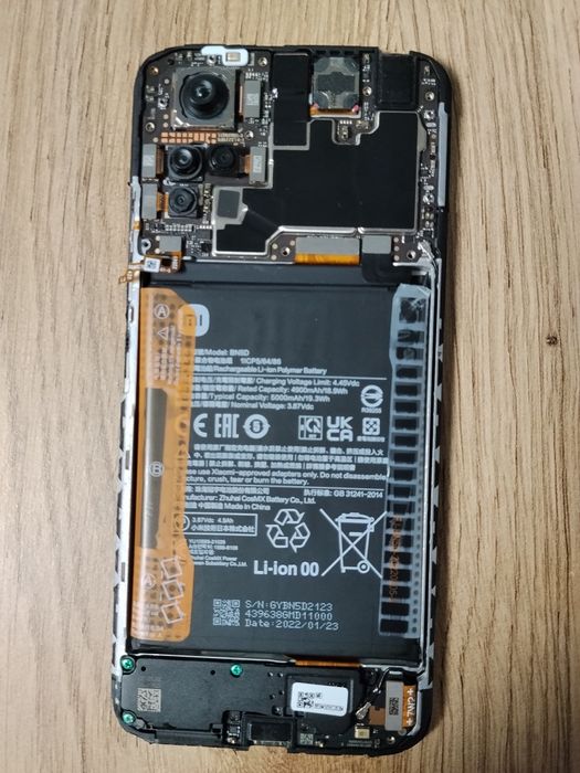 Xiaomi Redmi note 11S - uszkodzony, nie włącza się