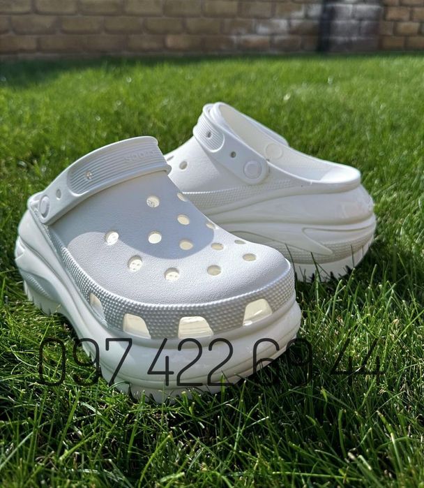 Супер Новинка! Classic Mega Crush Crocs Жіночі крокси Crocs платформа