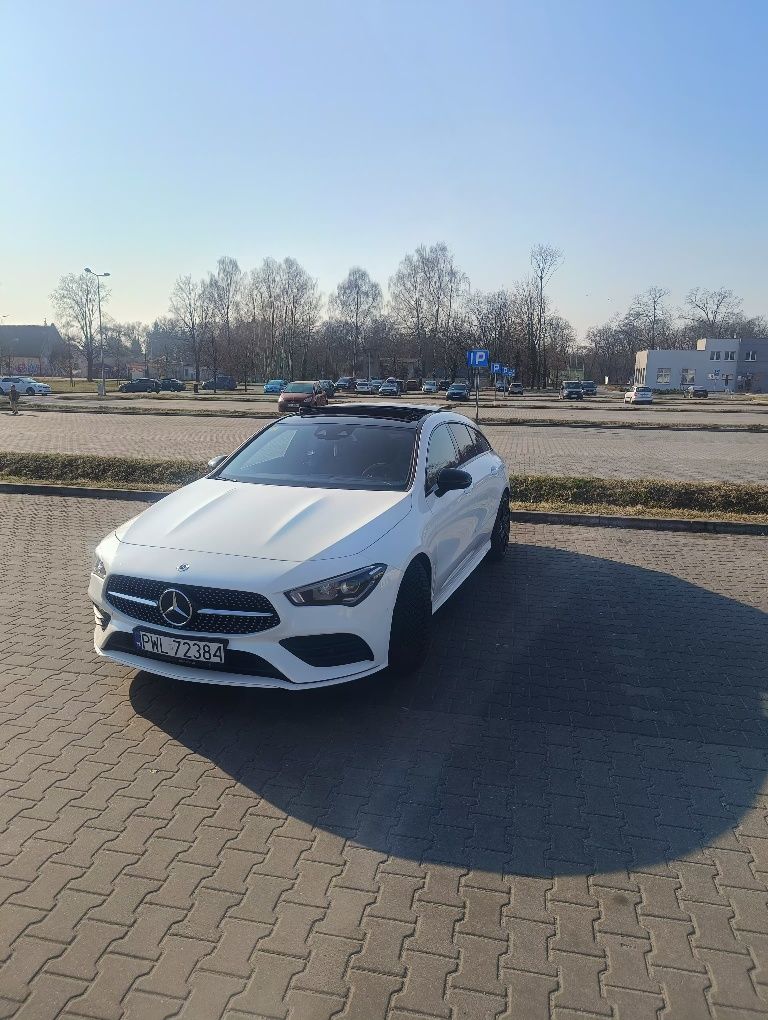 Wynajem ślub wesele Mercedes cla AMG biały sportowy