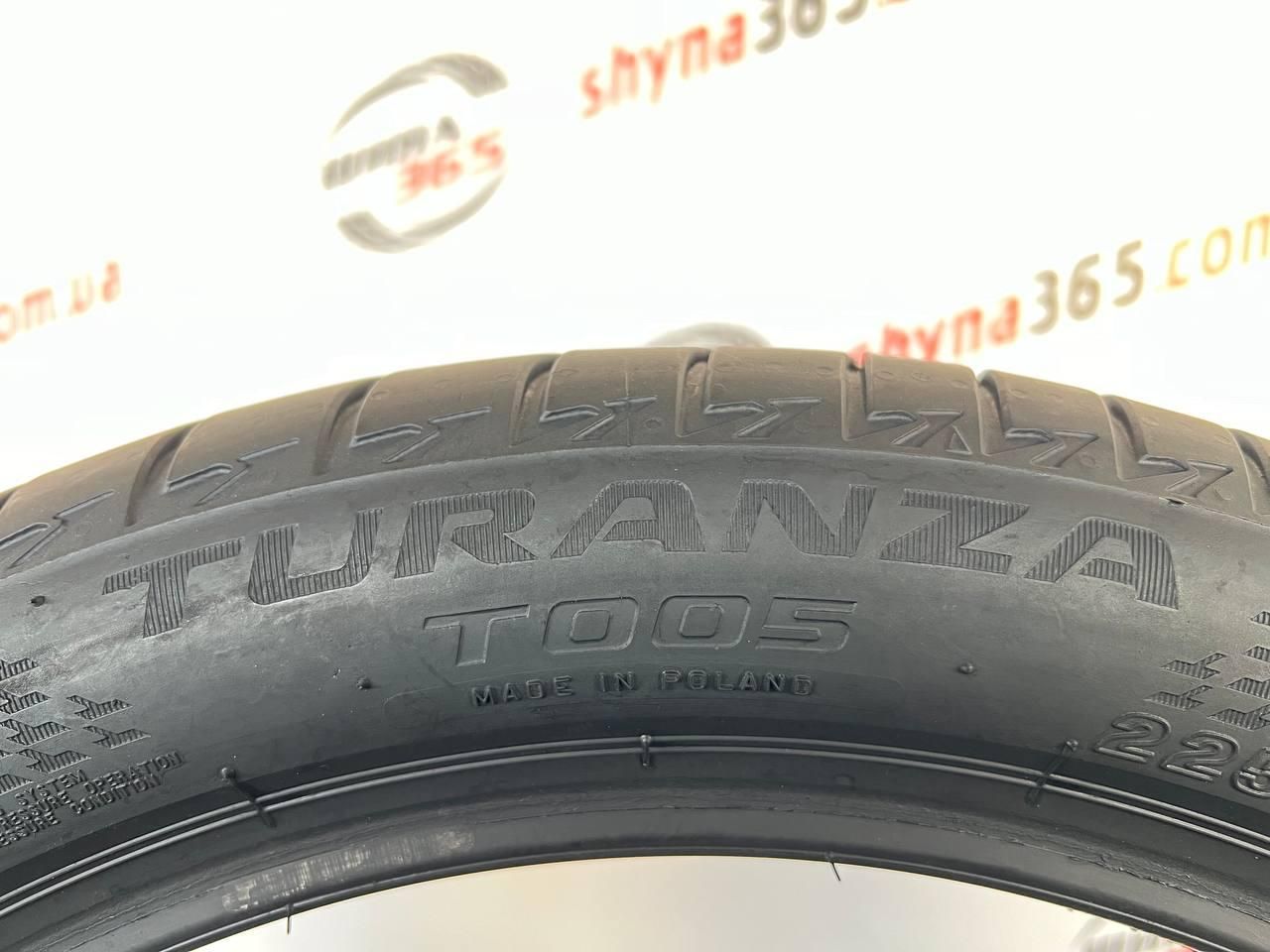 шини бу літо 225/45 r18 bridgestone turanza t005 run flat 5mm