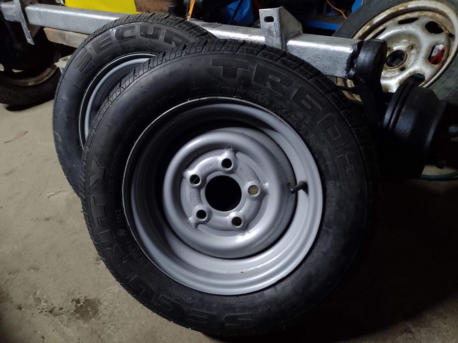 Koła Security 185/60R12c laweta-przyczepka