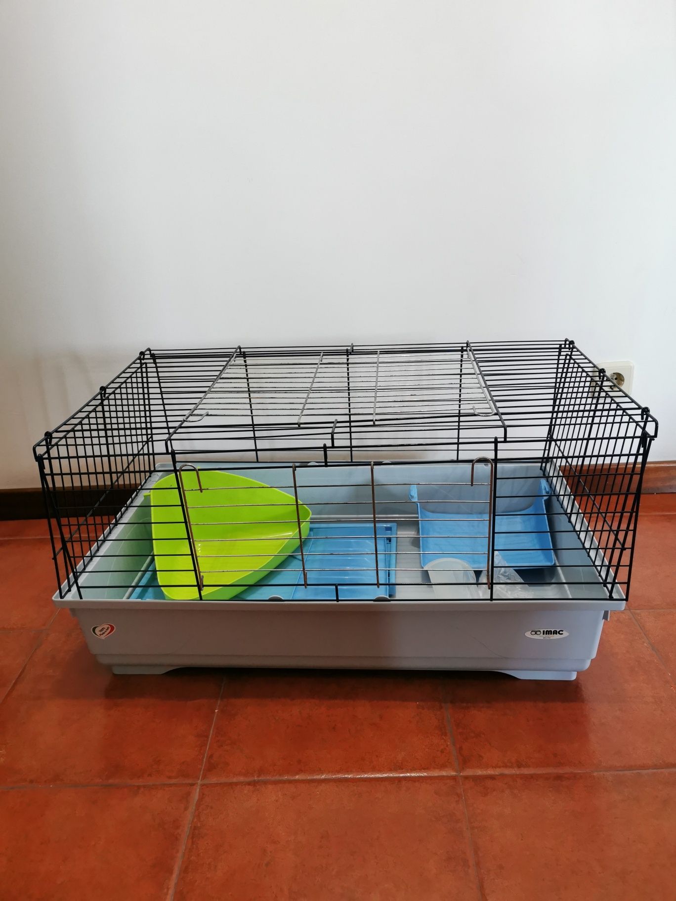 Gaiola para coelho com acessórios