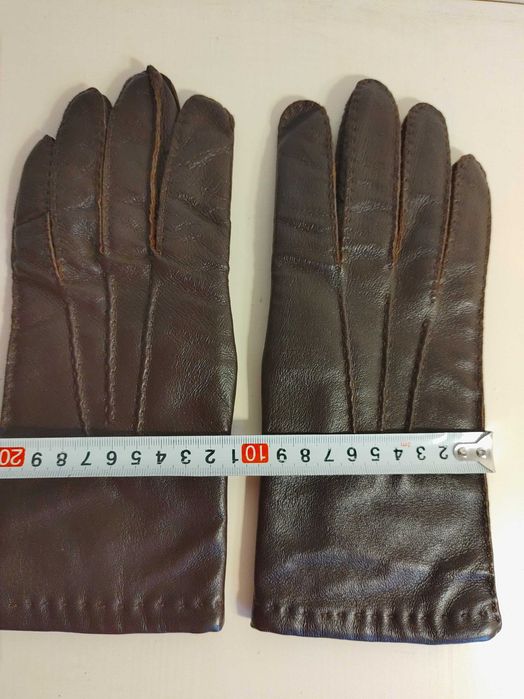 Rękawiczki skórzane męskie lub unisex rozm. 21