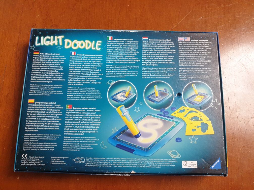 Light doodle Ravensburger tablica do malowania światłem interaktywna