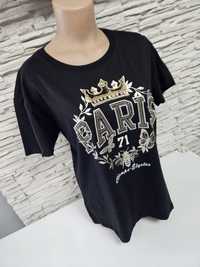 Nowy z metką T shirt korona Queen cyrkonie Paris Mint rozm M