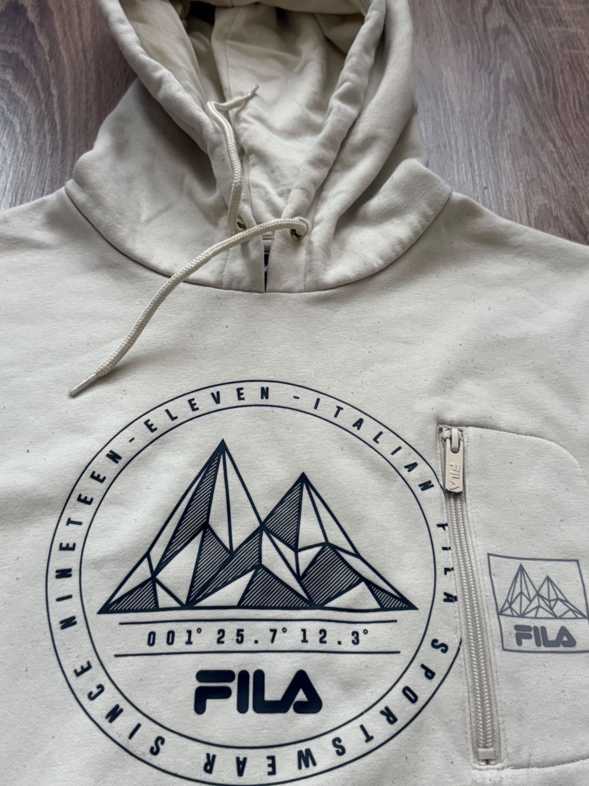 FILA bluza męska młodzieżowa kangurka rozm S
