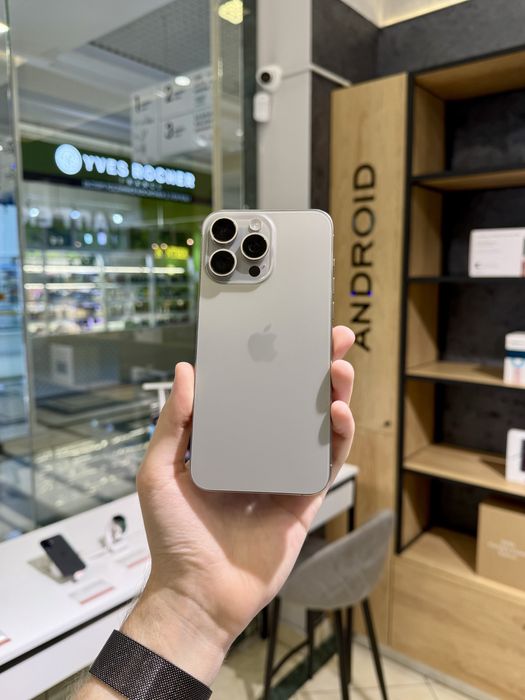 ИДЕАЛ! Айфон 15 Про Макс 1Тб ФИЗ СИМ Натурал (1.045$) Магазин/Гарантия