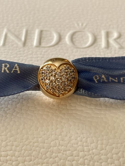 Пандора золотой 585 шарм оригинал