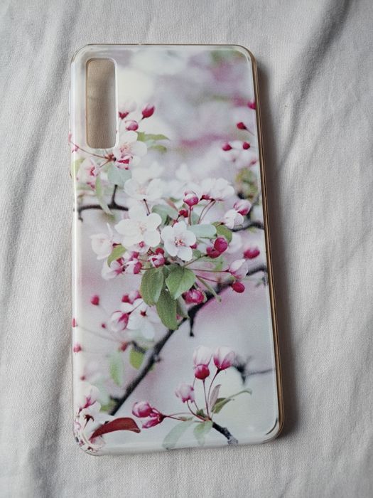 Obudowa, etui do samsung galaxy A7 2018, kwiaty