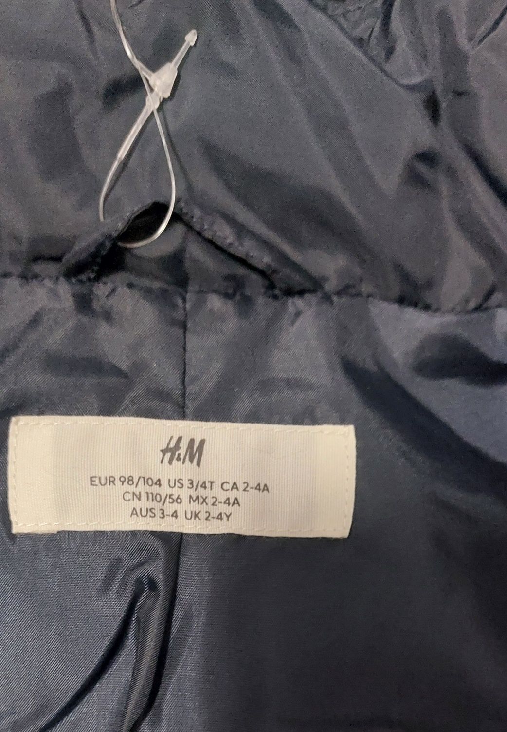 Kurtka zimowa chłopięca puffer H&M 98/104