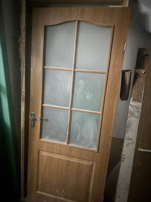 Дверь межкомнатная 80см с коробкой и замком шифанер шкаф гардероб