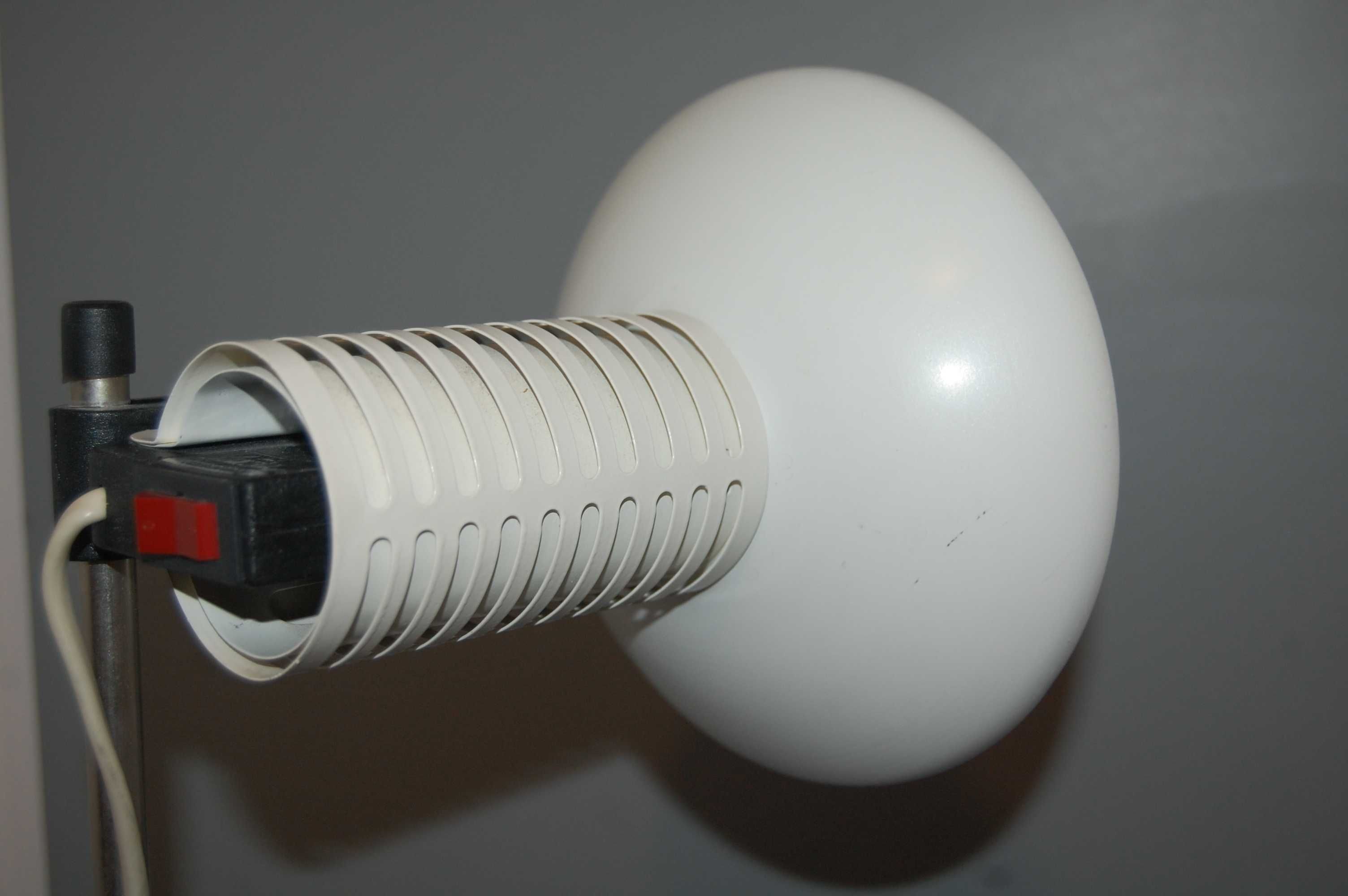 Lampa podłogowa biała - POLAM WILKASY - TYP 16 P 001 - PRL